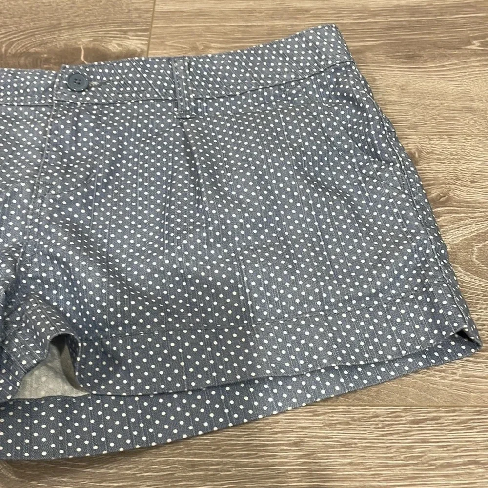American Rag Cie Polka Dot Shorts Blue White 13